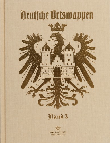 Hupp deutsche ortswappen 3 - bd.,