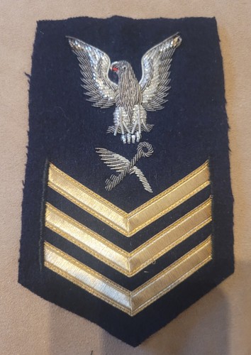 Handgesticktes navy - handgesticktes, us