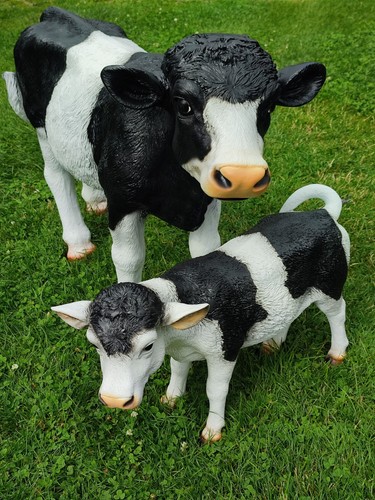 Kalb lebensgroß - kalb, garten
