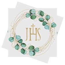 Servietten JHS Blätterkreis