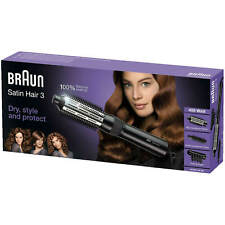Braun Airstyler Satin Hair 3 AS 330, Styling Bürste Lockenstab, 400W, 3 Aufsätze