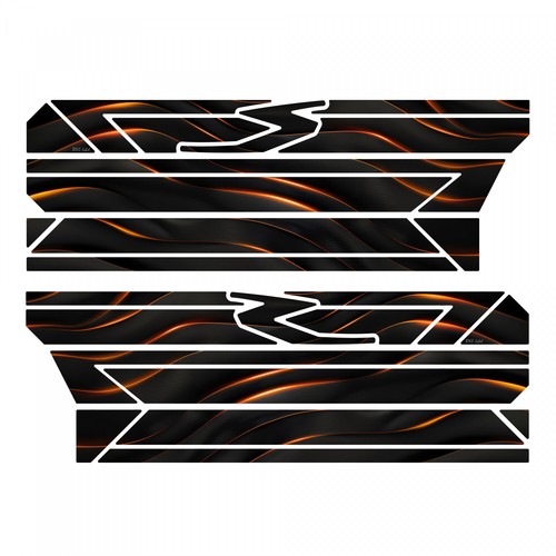 Schutzaufkleber carbon orange - schutzaufkleber,