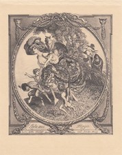 Exlibris Bookplate Lichtdruck