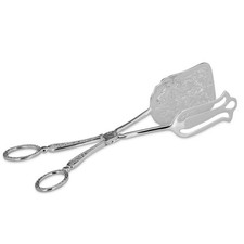 Gebäckzange silber verziert