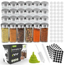 24x Gewürzgläser Set 100ml
