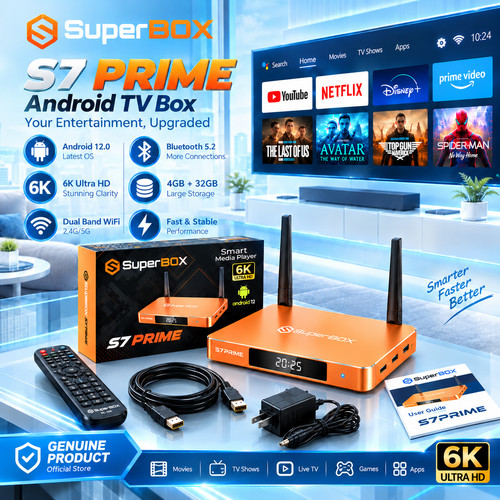 New 2026 superbox prime - 2026, s7