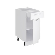 Küchenschrank ALINA 40 cm Unterschrank Küche Einbauküche Küchenzeile Weiß matt