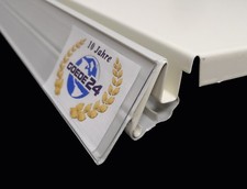 Preisschienen 10x grau Tegometall Tego Eden Regale 125cm Linde Preisschildschien