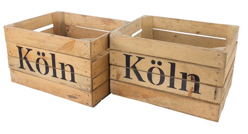 Obstkiste mit schriftzug - obstkiste,