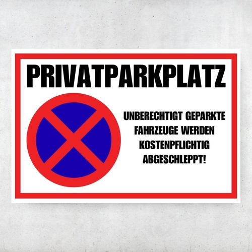 Privatparkplatz schild - privatparkplatz, |