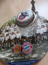 Fc Bayern München Bierkrug mit Deckel Die Bullen Vintage Retro Bierseidel Selten