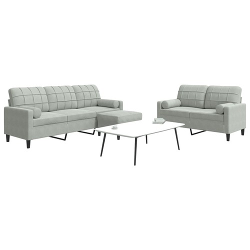 Tlg sofagarnitur mit kissen - 2-tlg.,