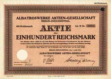 ALBATROS Werke 1925 Berlin