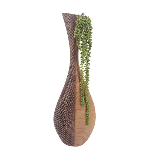Deko flaschenvase holzoptik - deko,