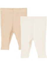 2er Pack Gerippte Leggings