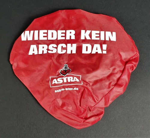 Astra bier fahrrad sattelbezug - bier,