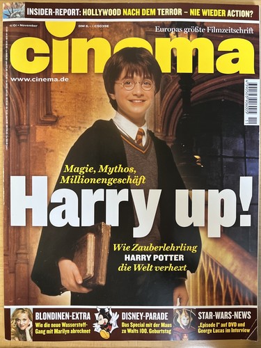 Cinema filmzeitschrift heft - cinema,