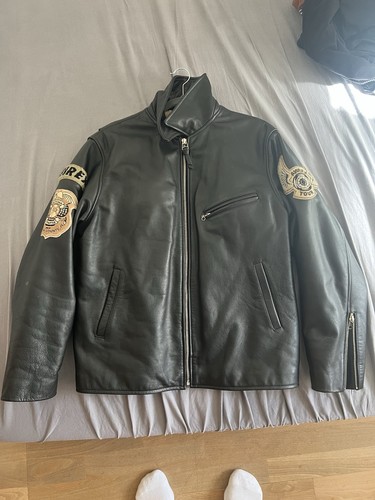 Avirex lederjacke schwarz - avirex,