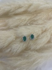 585 Gold Ohrstecker Smaragde