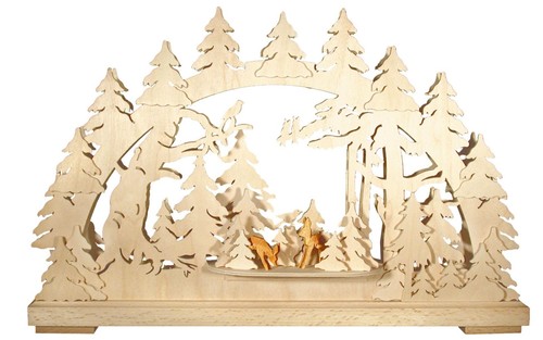 Schwibbogen rehe wald - schwibbogen, im