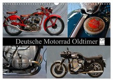 Deutsche Motorrad Oldtimer (Wandkalender 2026 DIN A3 quer), CALVENDO...
