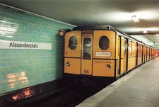 Foto U-Bahn Berlin Typ B Alexanderplatz ca. 10x15cm V4489b