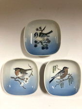 Royal Copenhagen Denmark Schale Schälchen 3x Vögel Wandbild 10cm