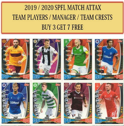 Topps spfl match attax - match,