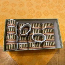 6 Stück Serviettenringe