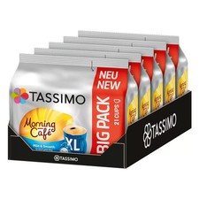 Tassimo capsules Morning Café XL Mild & Smooth, 105 coffee capsules, pack of 5