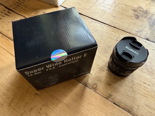 Voigtländer 15mm e mount - f4.5, e-mount