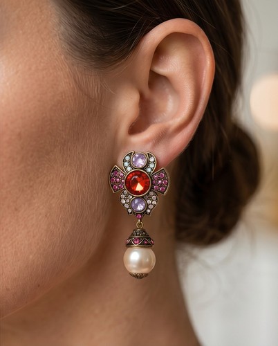 Elegante vintage ohrringe mit - elegante,
