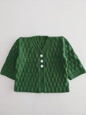 Handgestrickte Baby Jacke für