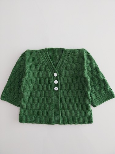 Handgestrickte baby jacke - baby,