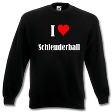 Sweatshirt Sweater I Love Schleuderball für Damen Herren und Kinder versch. Farb