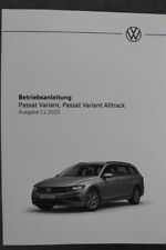 VW Passat Variant, Passat Variant Alltrack  Bedienungsanleitung 11-2022 Handbuch