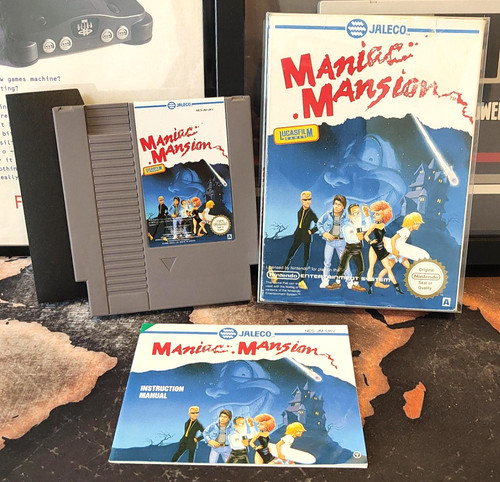 Maniac mansion nintendo nes - mansion,