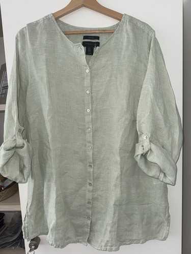 Tahari bluse leinenhemd - tahari,