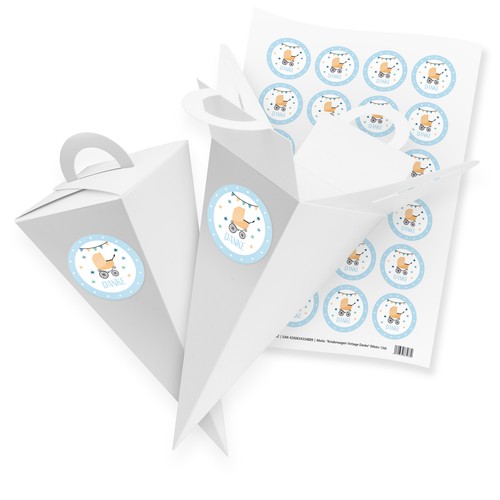 Itenga 24x geschenktüte - 24x, 21cm