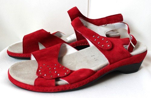 Damen sandale semler - rot,