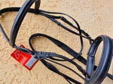 TRENSE + ZÜGEL  Zaumzeug ? Trensenzaum Leder Gr. Pony, WB  *B-Ware*