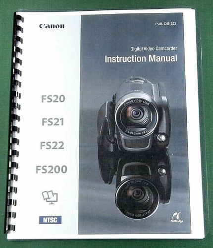 Canon fs20 fs21 - fs21, fs200