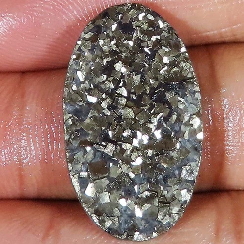 Natürlich pyrit druzy - natürlich,