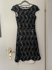 Vintage Kleid spitze Schwarz