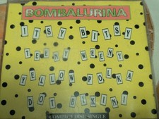 Bombalurina Itsy bitsy teeny weeny yellow polka dot bikini 1990 CD Single 3 Trac