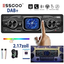 1DIN DAB+ Autoradio Freisprecheinrichtung Bluetooth 6.0 USB AUX-IN AM 7Farbe MP3