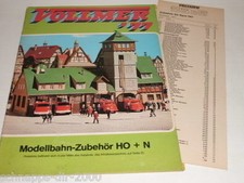 VOLLMER ´77 MODELLBAHN ZUBEHÖR HO / N MIT PREISLISTE KATALOG 51 SEITEN 