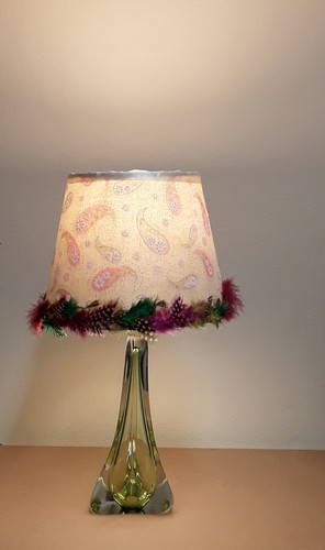 Tischlampe unterfangglas grün - tischlampe,