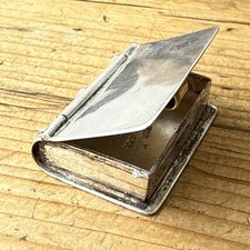 925 Sterling Silber Buch Dose