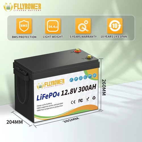 12v 300ah lithium batterie - 12v,